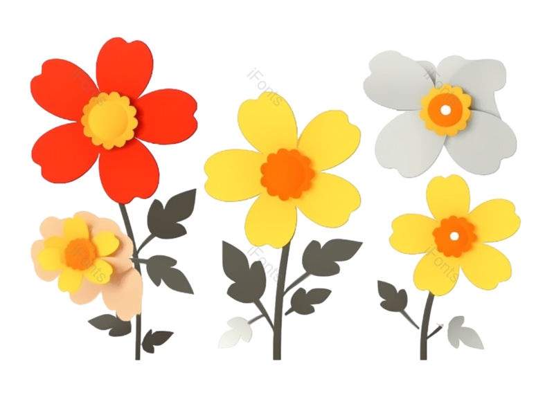 母亲节图片,父亲节元素,请柬PNG,红色的花免抠素材